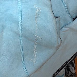🌟HP🌟 Lululemon Blue Moon/Hyper Stripe Scuba Hoodie Stretch - Size 6 RARE